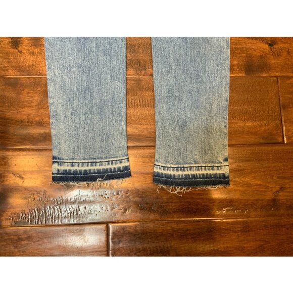 Rag & Bone Blue Montrose Distressed Skinny Jeans, Size 25 - Picture 5 of 6